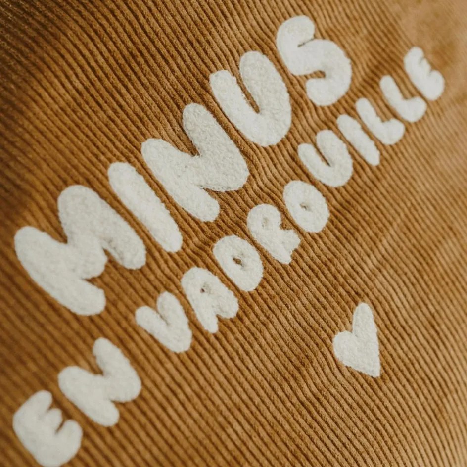 Sac cabas XL velours Minus en vadrouille|Zakuw New