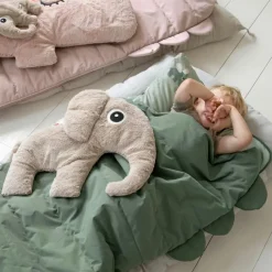 Sac de couchage matelassé Croco rose|Done by Deer Best