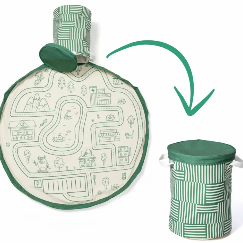 Sac de rangement et tapis de jeu 2 en 1 Soo Roadmap|Play&Go New