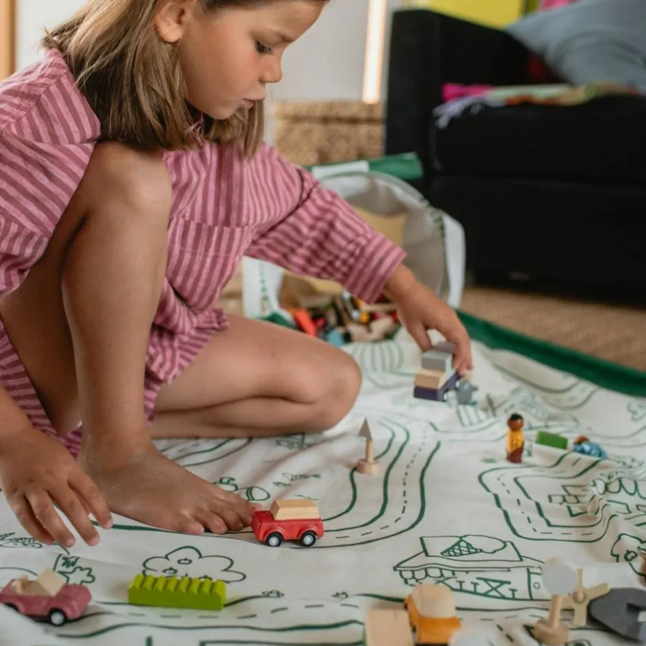 Sac de rangement et tapis de jeu 2 en 1 Soo Roadmap|Play&Go New