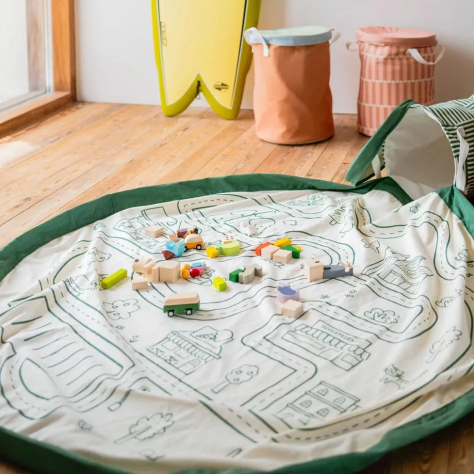 Sac de rangement et tapis de jeu 2 en 1 Soo Roadmap|Play&Go New