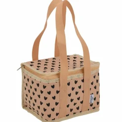 Sac de transport isotherme Cœurs Saumon|Atelier Wagram New