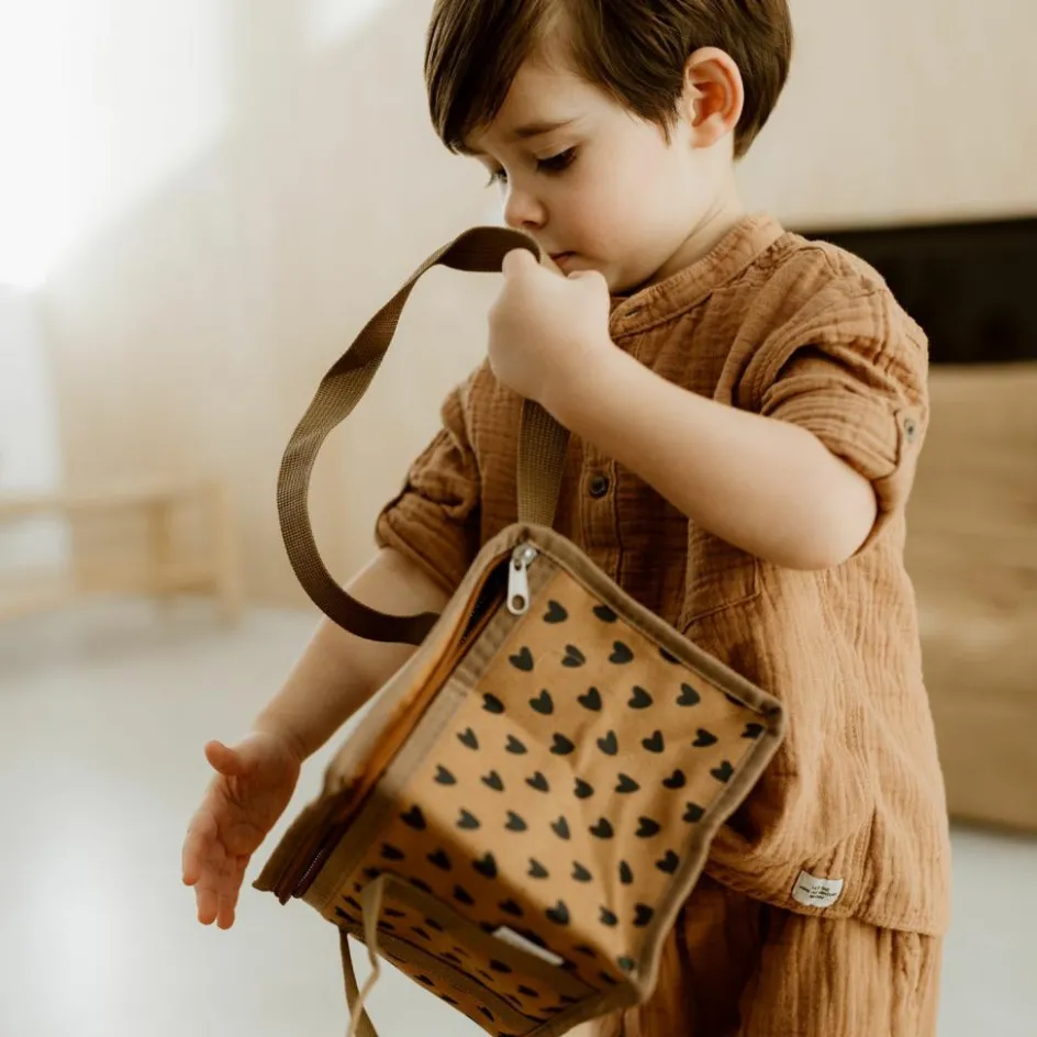 Sac de transport isotherme Cœurs Noisette|Atelier Wagram Clearance