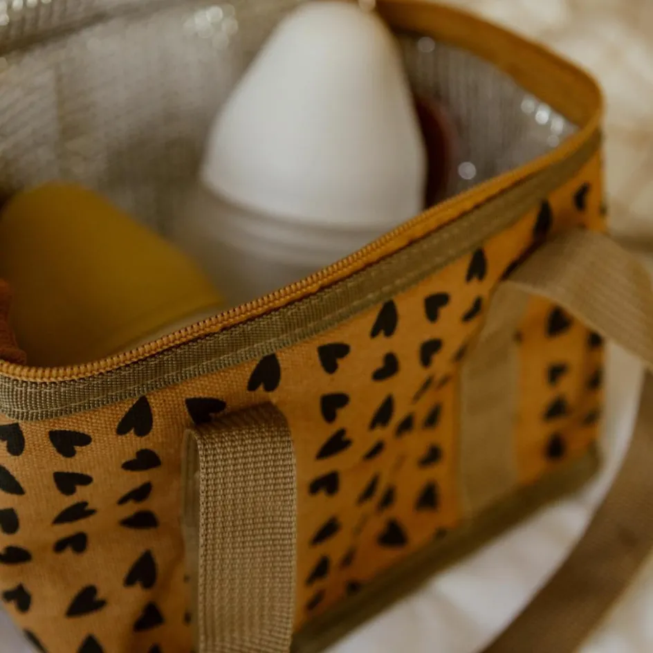 Sac de transport isotherme Cœurs Noisette|Atelier Wagram Clearance