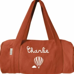 Sac de voyage enfant terracotta (personnalisable)|Les Griottes