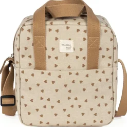 Sac isotherme biberons coeurs Poppy Cannelle|Walking Mum Outlet