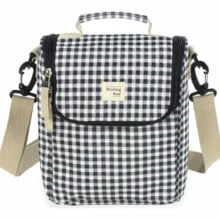 Sac isotherme Biberons I Love Vichy Noir|Walking Mum New