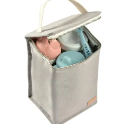 Clearance Béaba Sac isotherme Canvas gris perle