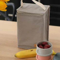 Clearance Béaba Sac isotherme Canvas gris perle