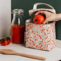 Discount Nobodinoz Sac isotherme pour biberon et déjeuner Concerto Opera Mauve Sakura