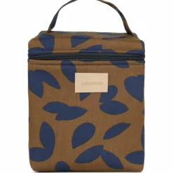 Sac isotherme pour biberon et déjeuner Hyde Park Blue leaves|Nobodinoz Sale