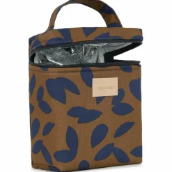 Sac isotherme pour biberon et déjeuner Hyde Park Blue leaves|Nobodinoz Sale