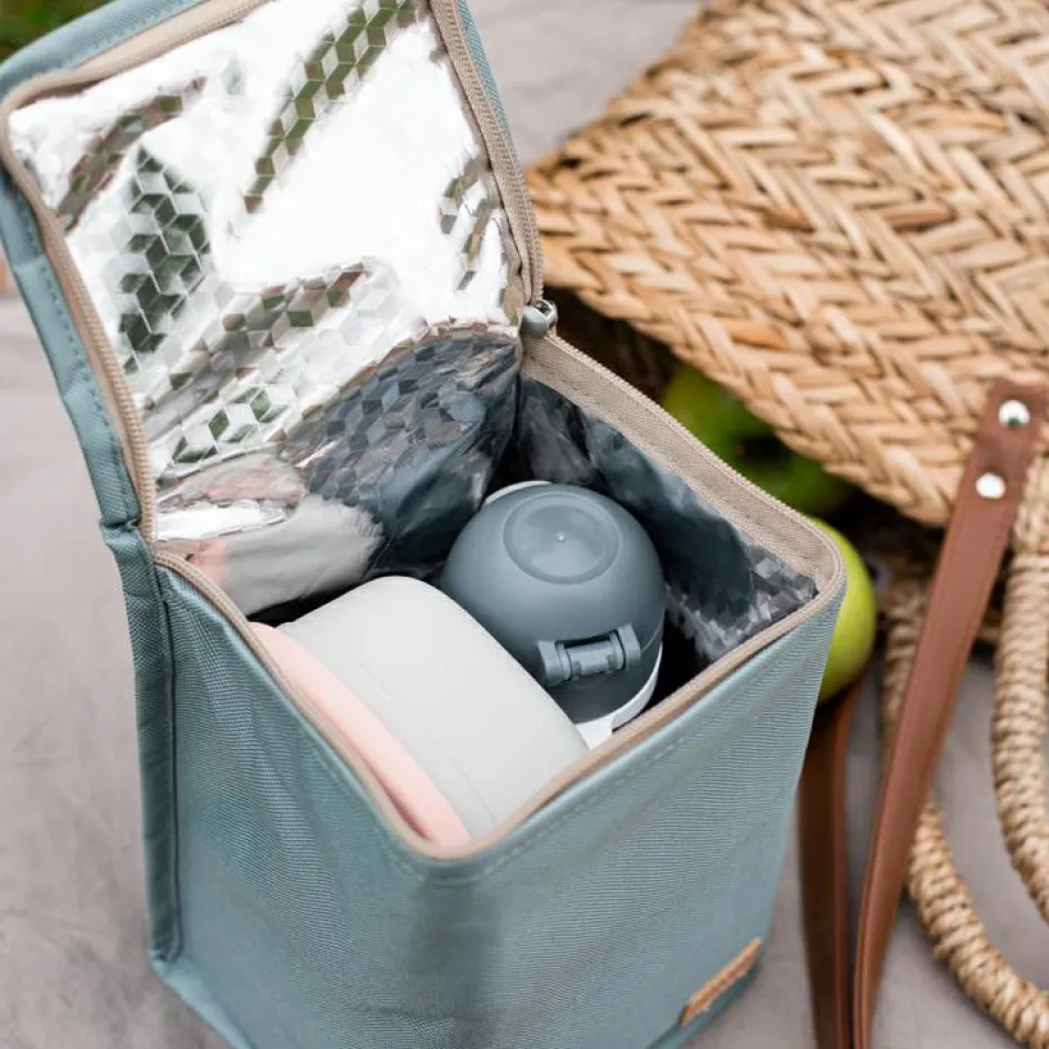 Sac isotherme vert sauge|Béaba Hot