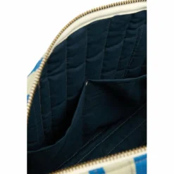 Sac pour poussette Stories Édition limitée Green blue stripes|Nobodinoz Outlet