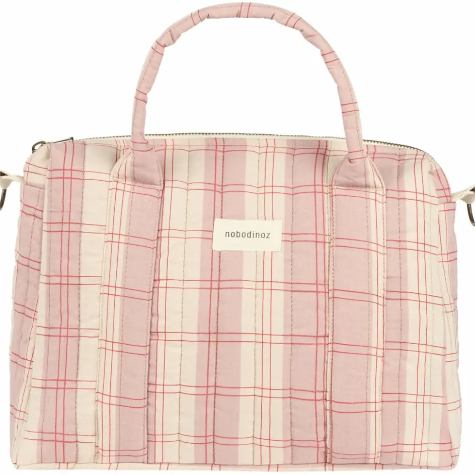 Sale Nobodinoz Sac pour poussette Stories Édition limitée Powder red checks