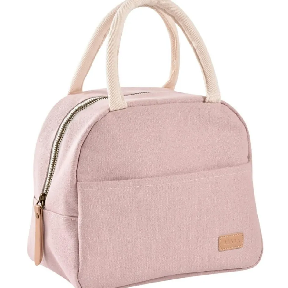 Sac repas isotherme rose poudré|Béaba Discount