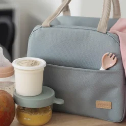 Sac repas isotherme vert sauge|Béaba Best