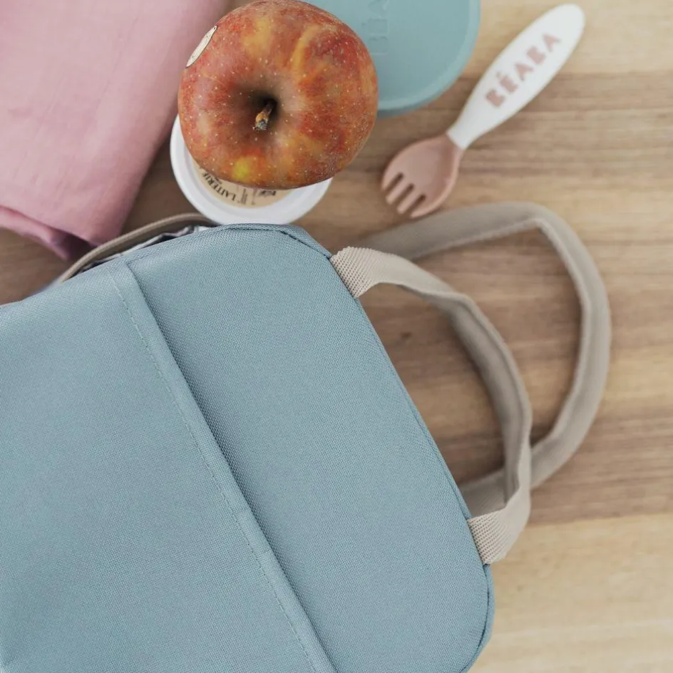 Sac repas isotherme vert sauge|Béaba Best