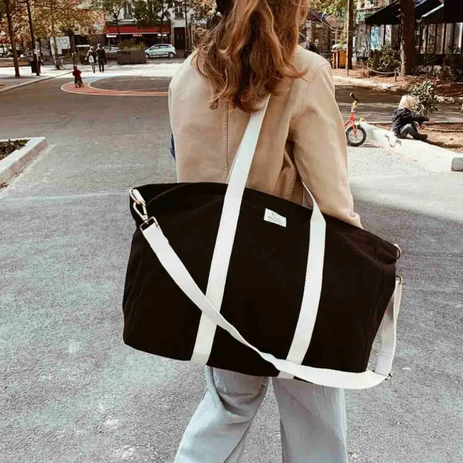 Discount Hindbag Sac week-end Jean Noir