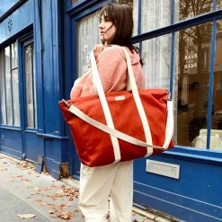 New Hindbag Sac week-end Jean Terracotta