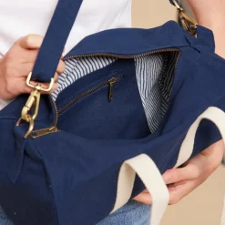 Online Hindbag Sac week-end Simon Navy Blue