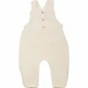 Clearance Trois Kilos Sept Salopette en maille Caramel (1-3 mois)
