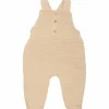Salopette en maille Sable (1-3 mois)|Trois Kilos Sept New