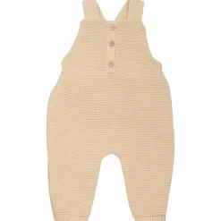 Salopette en maille Sable (1-3 mois)|Trois Kilos Sept New