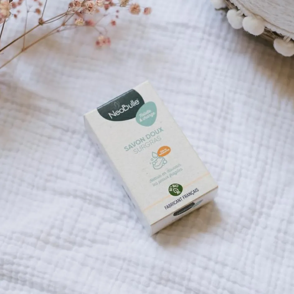Sale NéoBulle Savon Doux Surgras pour peaux sensibles bio (100 g)