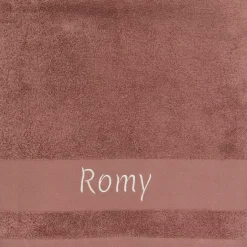 Outlet L'oiseau bateau Serviette de bain brique écureuil personnalisable (70 x 140 cm)