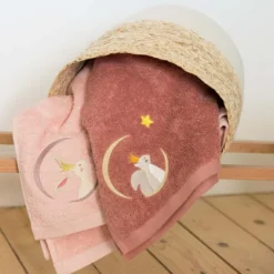 Outlet L'oiseau bateau Serviette de bain brique écureuil personnalisable (70 x 140 cm)