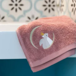 Outlet L'oiseau bateau Serviette de bain brique écureuil personnalisable (70 x 140 cm)