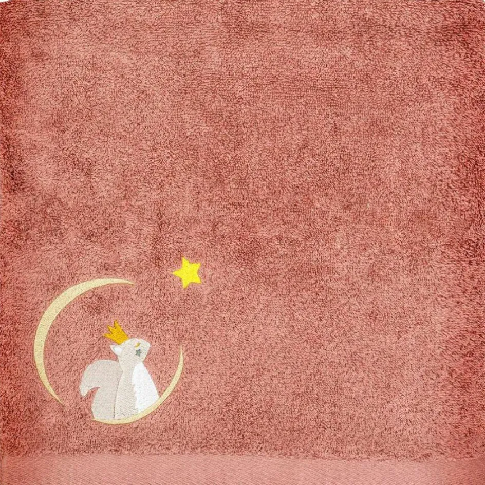 Serviette de bain brique écureuil (70 x 140 cm)|L'oiseau bateau Best