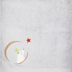 Sale L'oiseau bateau Serviette de bain grise Ours (50 x 100 cm)