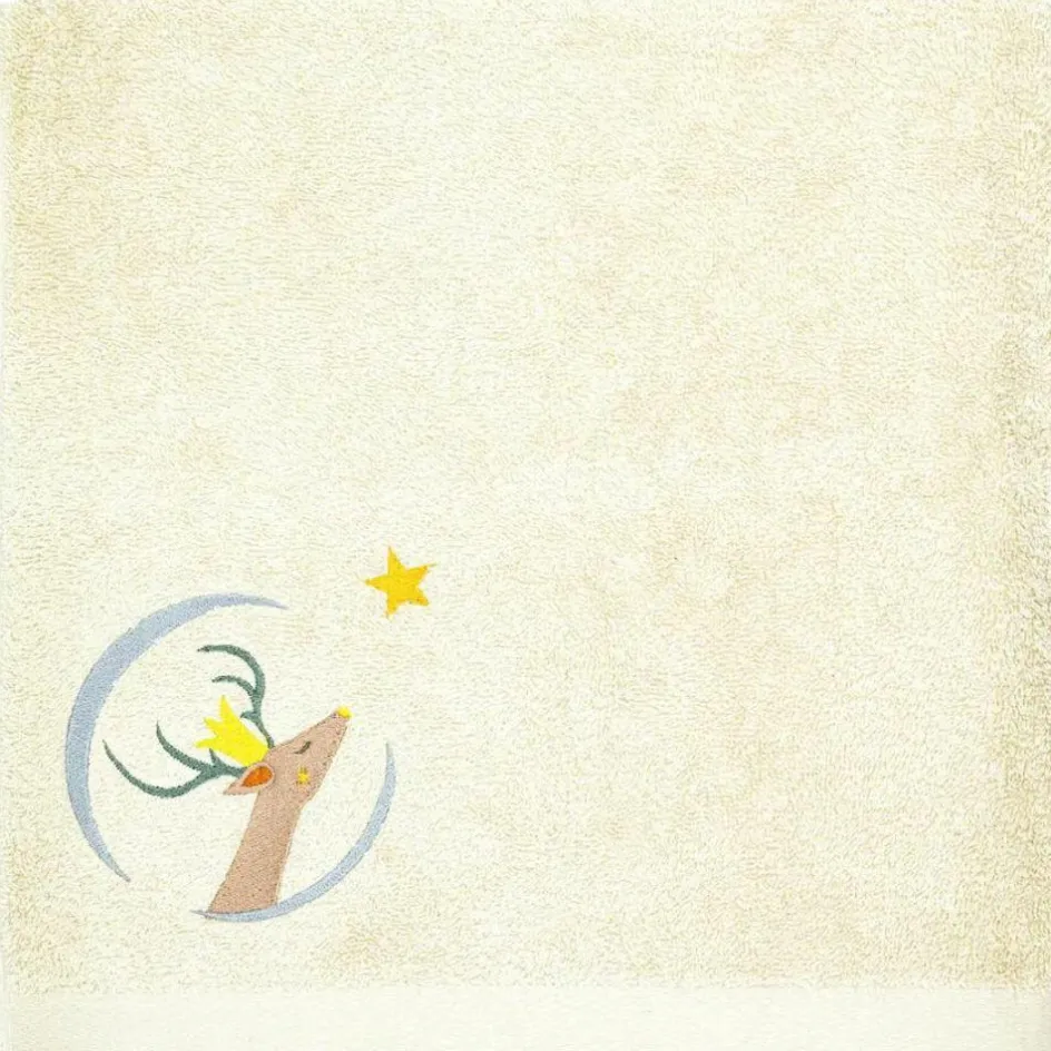 Discount L'oiseau bateau Serviette de bain jaune pâle Daim personnalisable (50 x 100 cm)