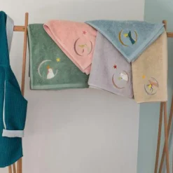 Discount L'oiseau bateau Serviette de bain jaune pâle Daim personnalisable (50 x 100 cm)