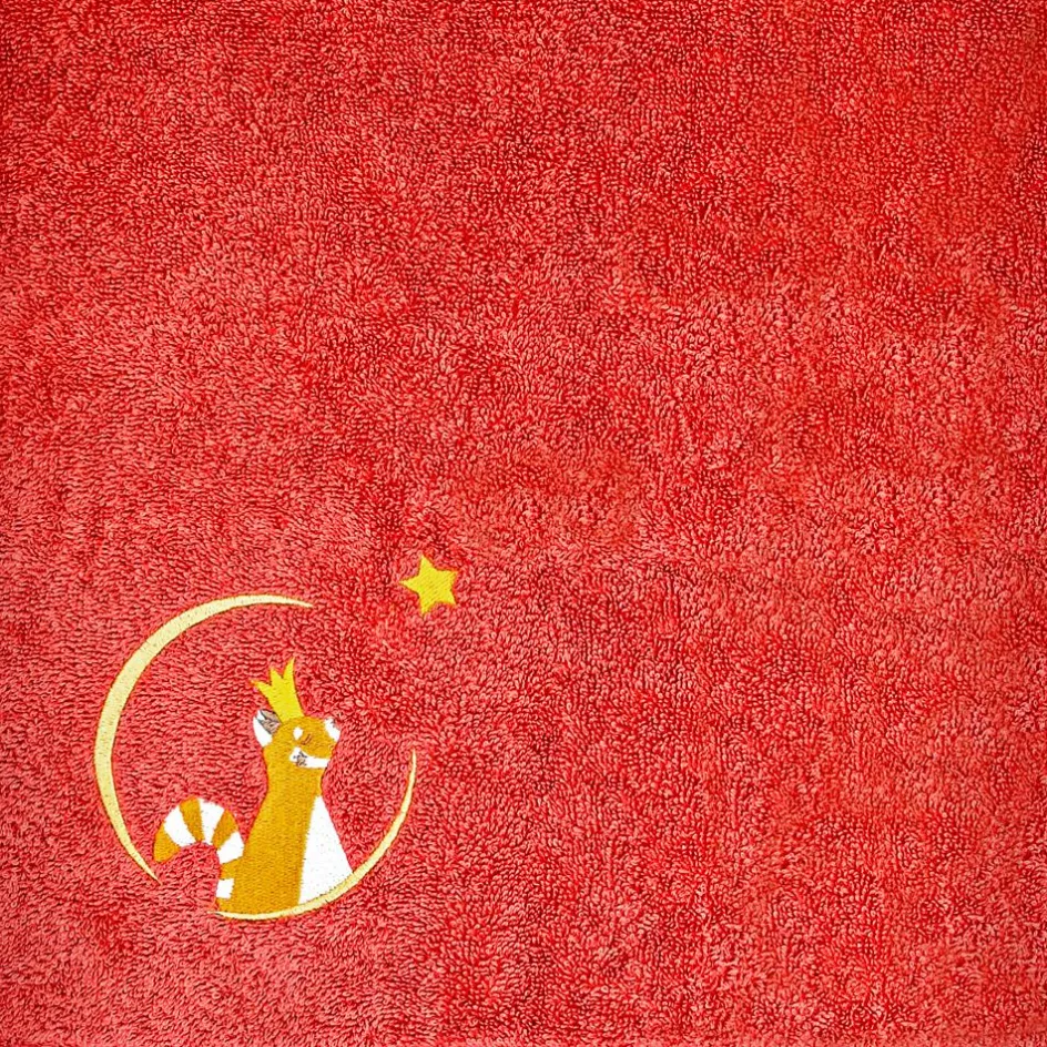New L'oiseau bateau Serviette de bain panda roux terracotta personnalisable (70 x 140 cm)