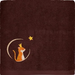 Hot L'oiseau bateau Serviette de bain tigre chocolat personnalisable (70 x 140 cm)