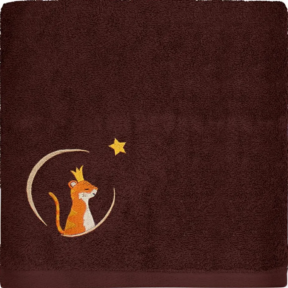 Hot L'oiseau bateau Serviette de bain tigre chocolat personnalisable (70 x 140 cm)