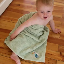 Serviette de bain tortue menthalo (70 x 140 cm)|L'oiseau bateau Hot