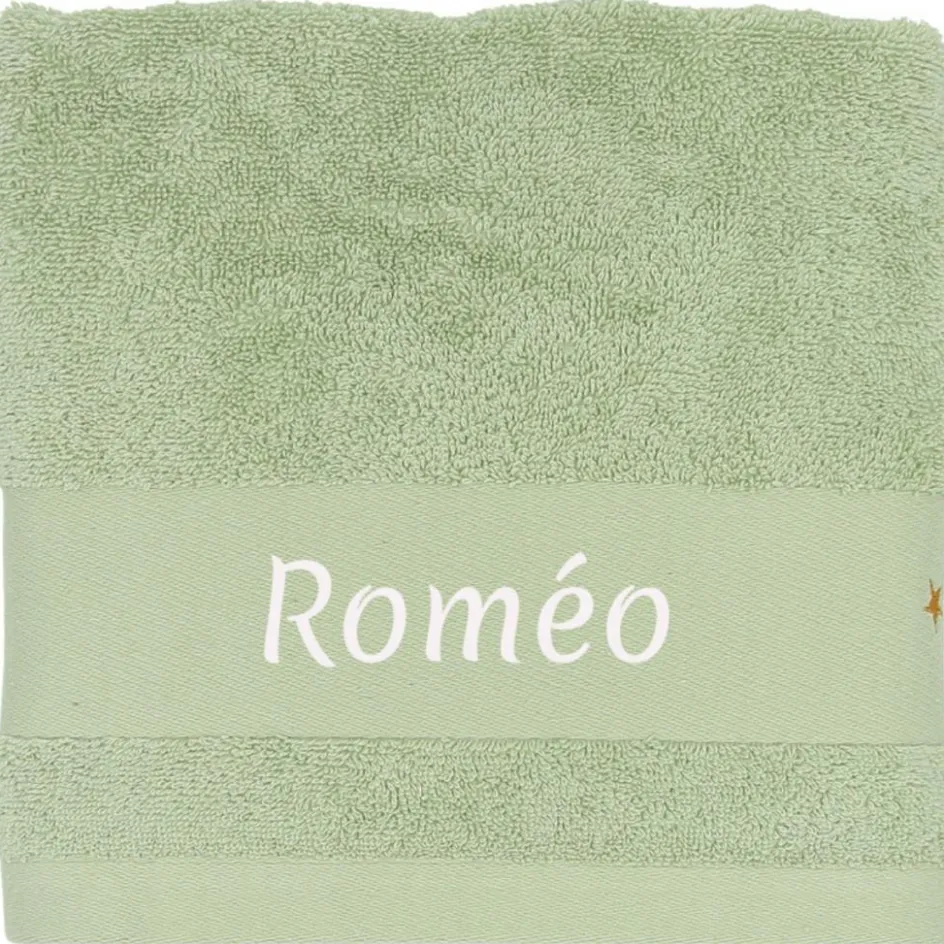 New L'oiseau bateau Serviette de bain tortue menthalo personnalisable (70 x 140 cm)