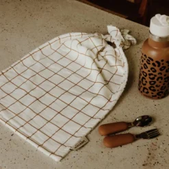 Serviette de cantine Gaze Grands Carreaux|Atelier Wagram Sale