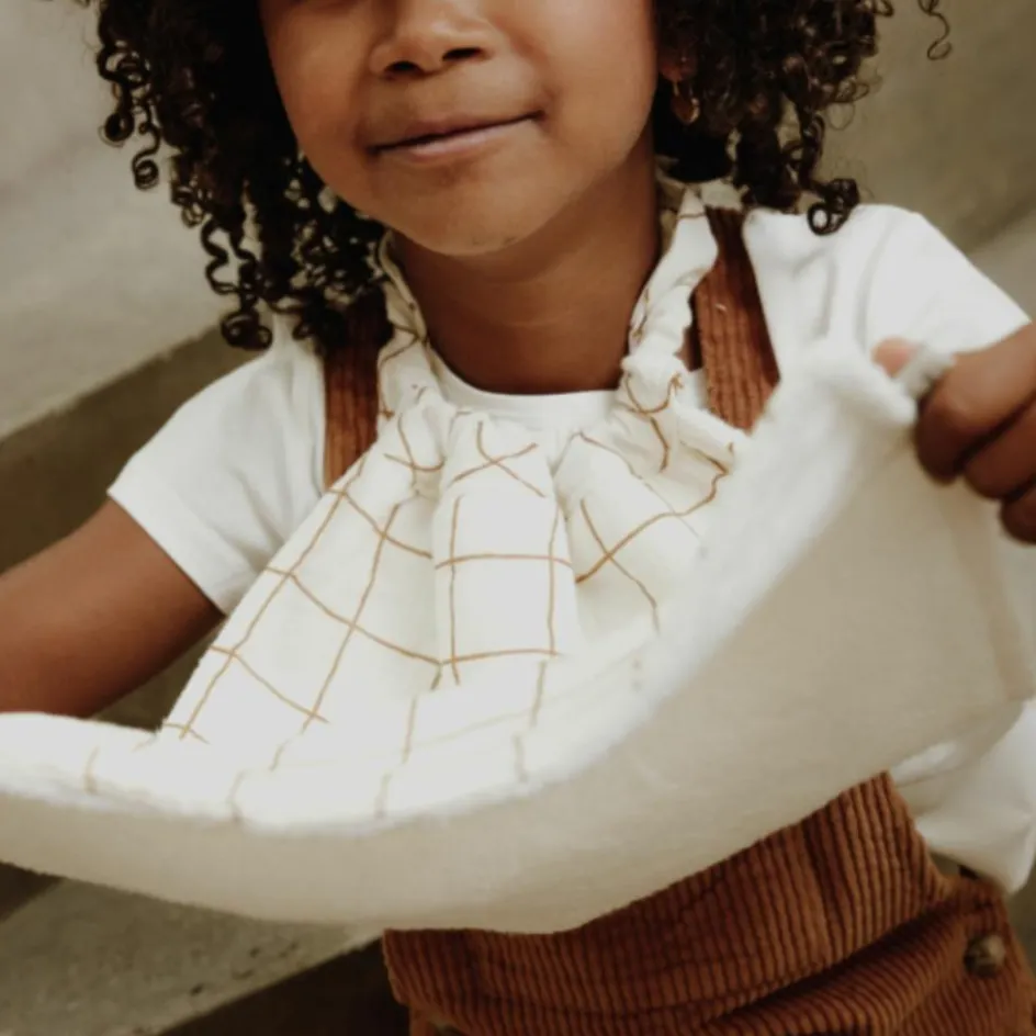 Serviette de cantine Gaze Grands Carreaux|Atelier Wagram Sale