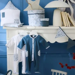 Serviette élastique en popeline Forêt enchantée|BB & Co New