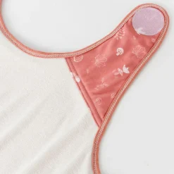 Baby to Love Serviette tablier de bain papillon Pink Forest Bambou