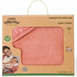 Baby to Love Serviette tablier de bain papillon Pink Forest Bambou