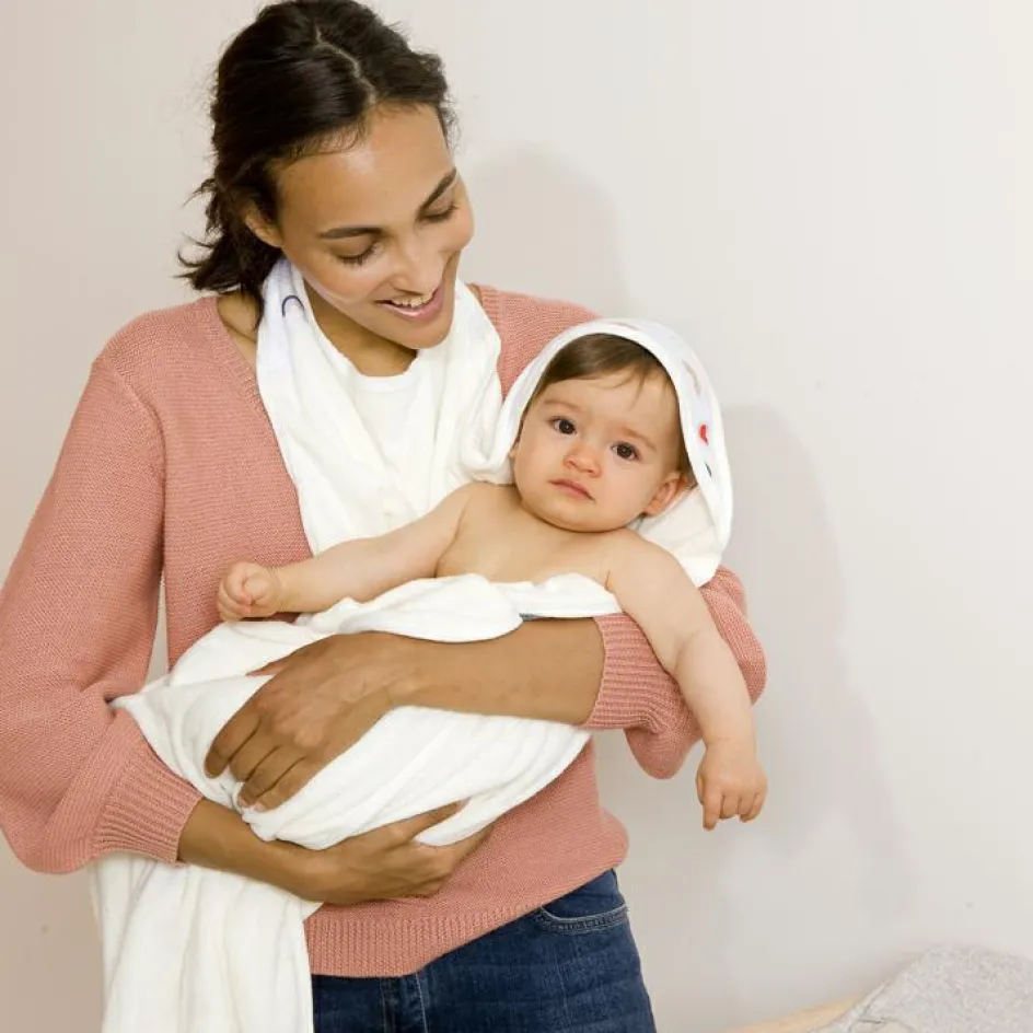 Serviette tablier de bain papillon Arc-en-ciel (108 x 107 cm)|Baby to Love Hot