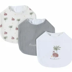 Set 3 bavoirs mousseline Cute gorilla|Noukie's Best