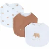 Sale Noukie's Set 3 bavoirs mousseline Elephants