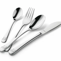 Set 4 couverts Ourson (inox)|Daniel Crégut Discount